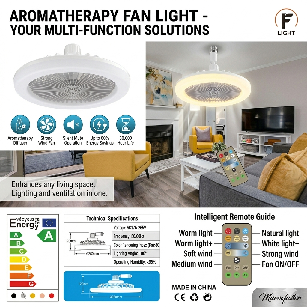 LAMP FAN B22