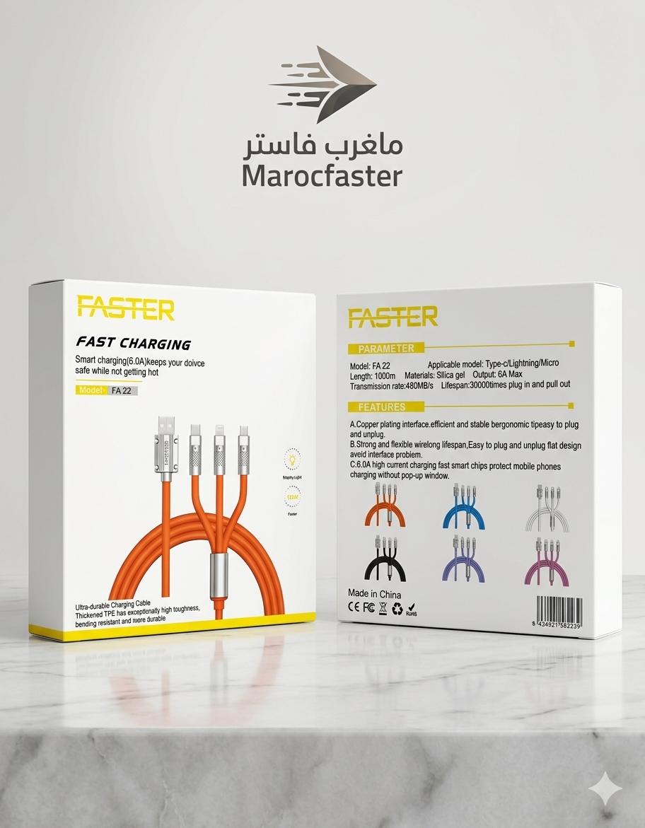 CABLE FASTER 3IN1