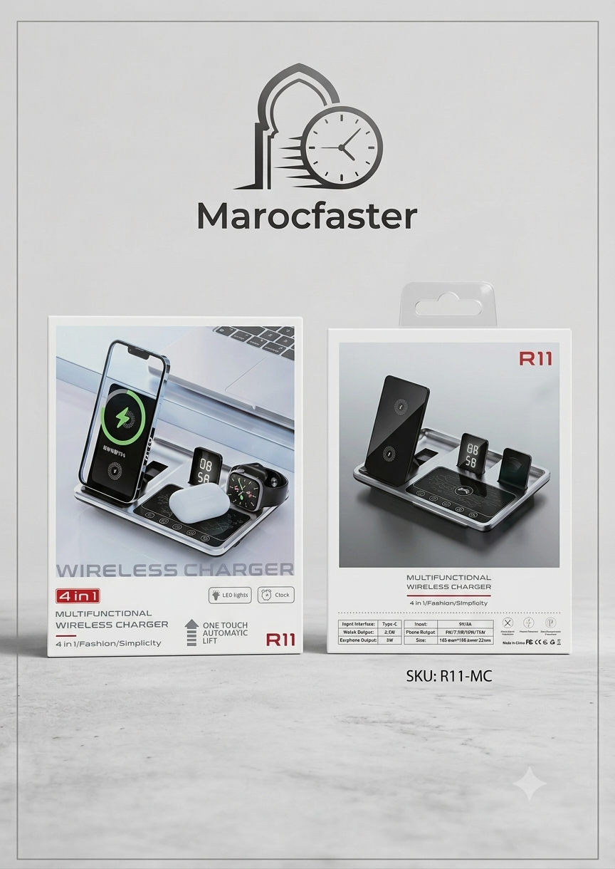 CHARGE WIRLESS (R11) 4IN1