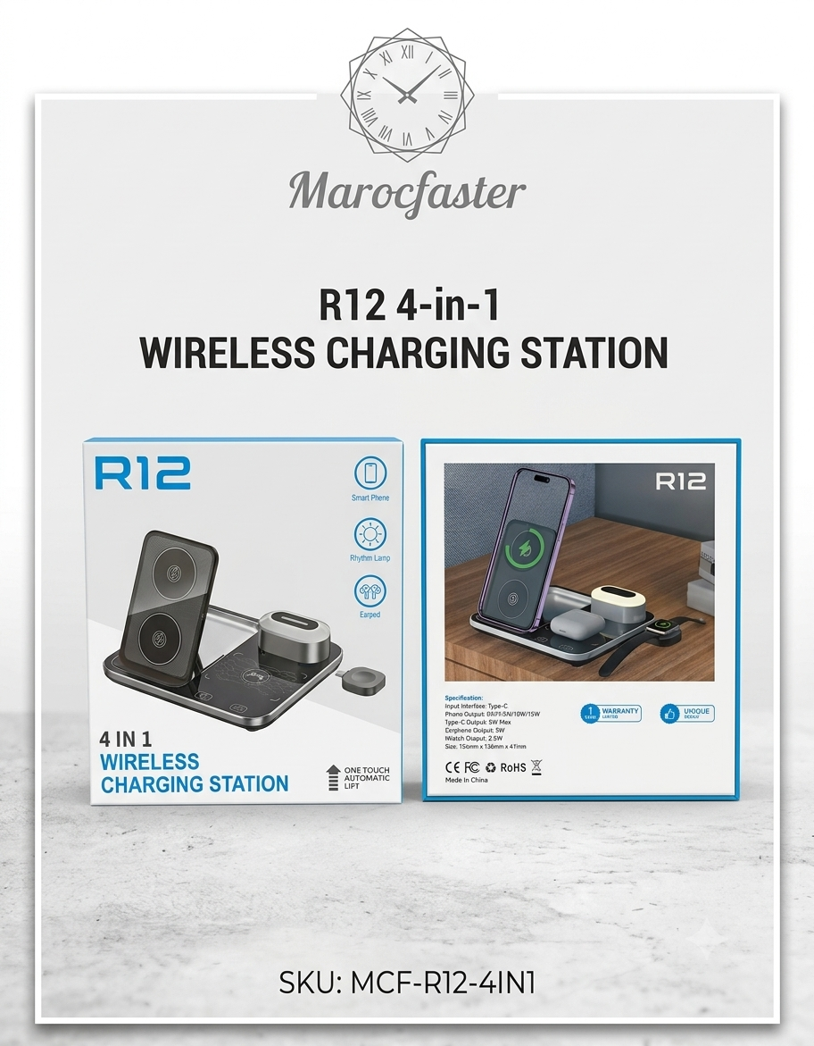 WIRLESS 4IN1 CHARGEUR