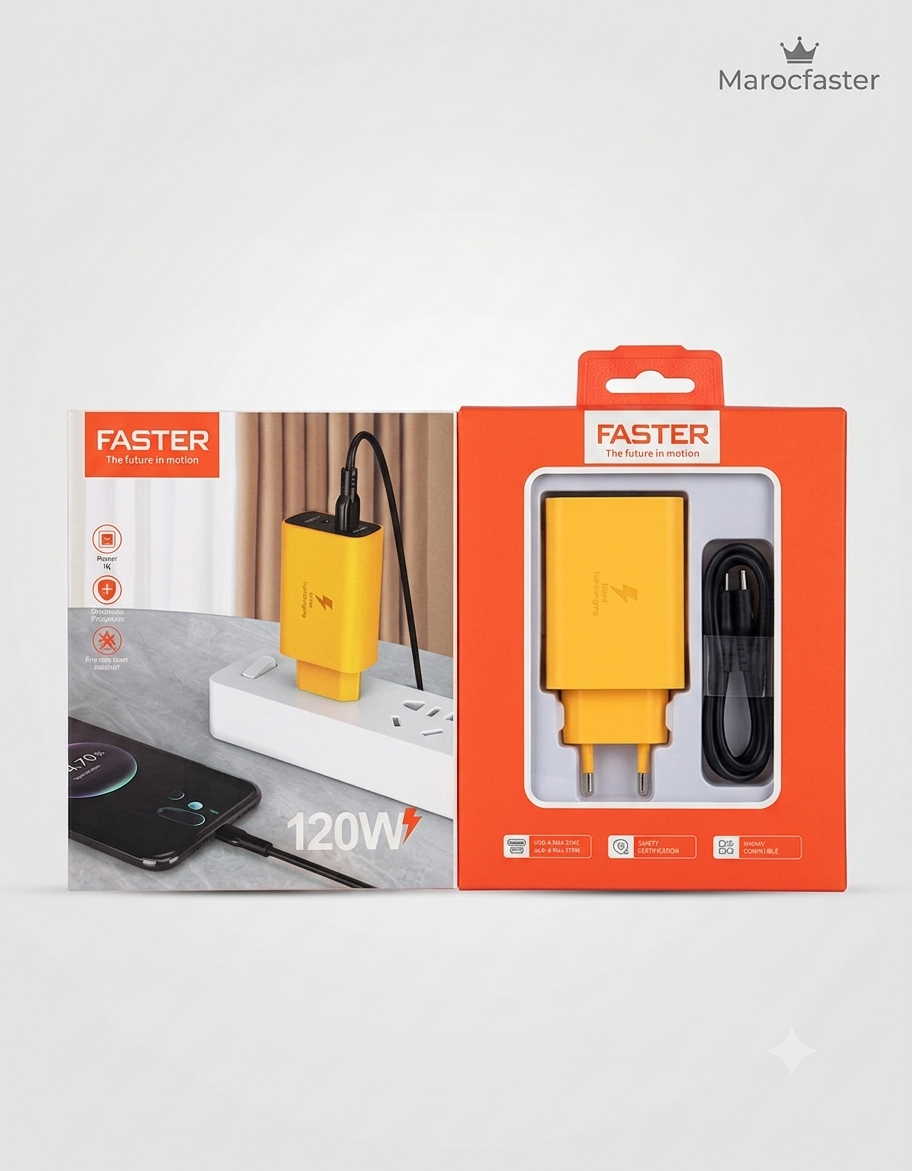 CHARGEUR FASTER 120W (IOS)